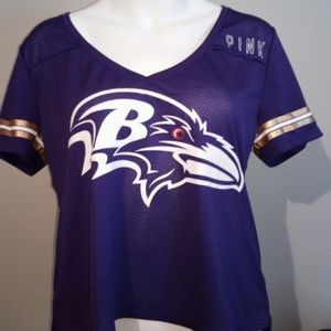 VS Pink NFL purple ravens jersey